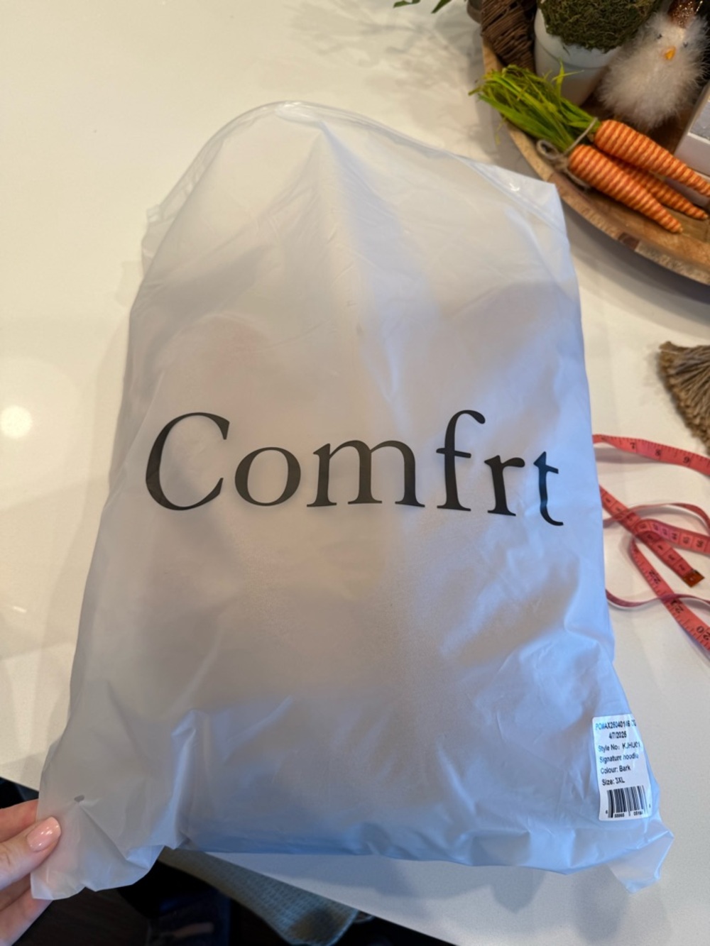 Comfrt Signature Hoodie Bark NWT - Picture 2 of 6